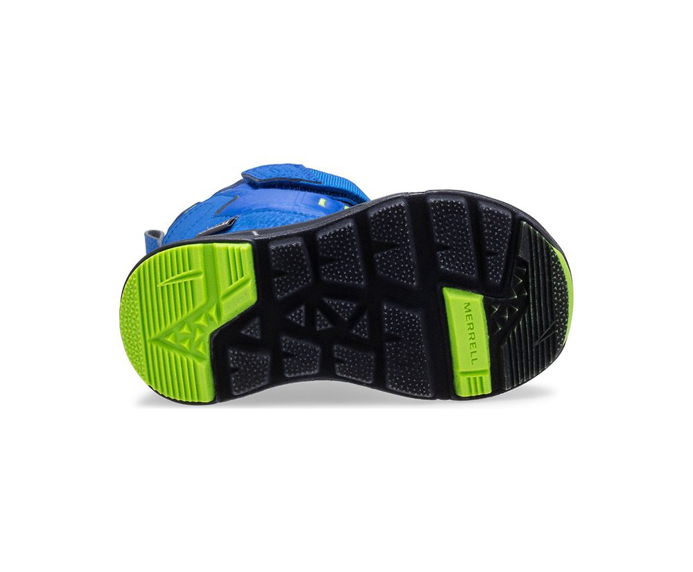 Merrell Boots Blue/Black - Snow Quest Lite 2.0 Waterproof Jr. - Kids 46XLCGPKT